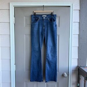 Levi's Dark Blue Flare Jeans